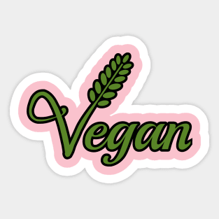 Vegan 3 Sticker